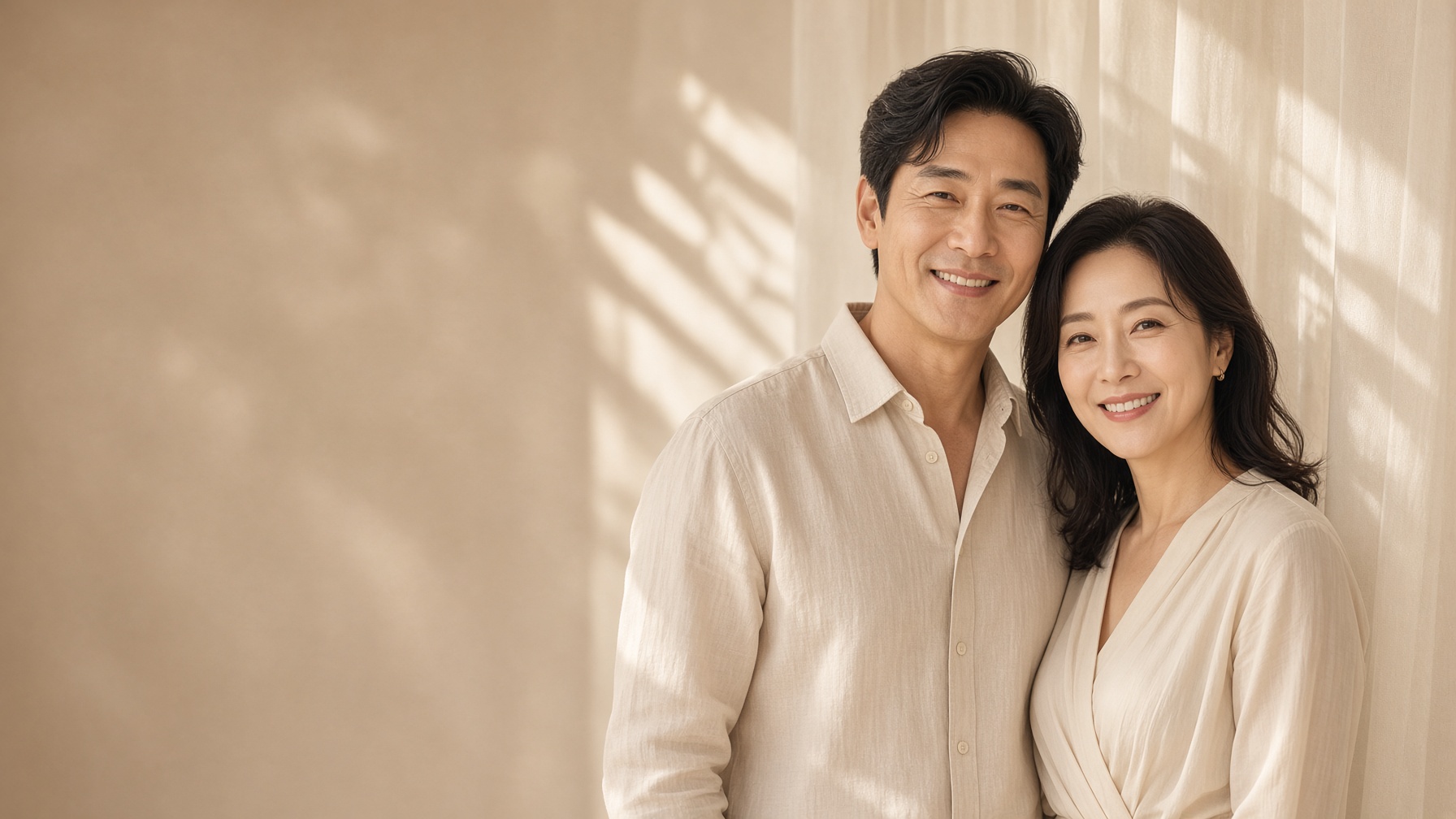 마디셀 항노화센터를 찾은 중년 부부